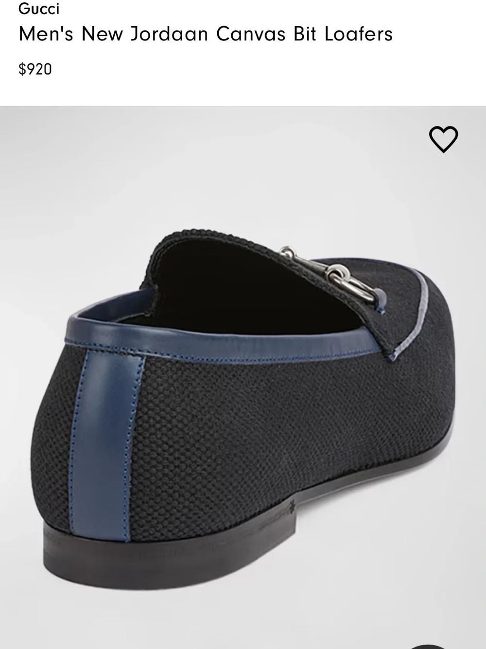 Men's New Jordaan Canvas Bit Loafers